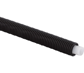 Meter Uponor Q&E Aqua leiding 20 in mantel zwart 50m rol 1008994