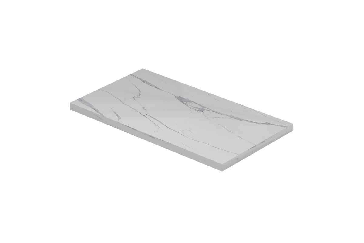 INK Topdeck XS Afdekplaat keramische slab 1222283 Statuario glans Afm. 400x220x12