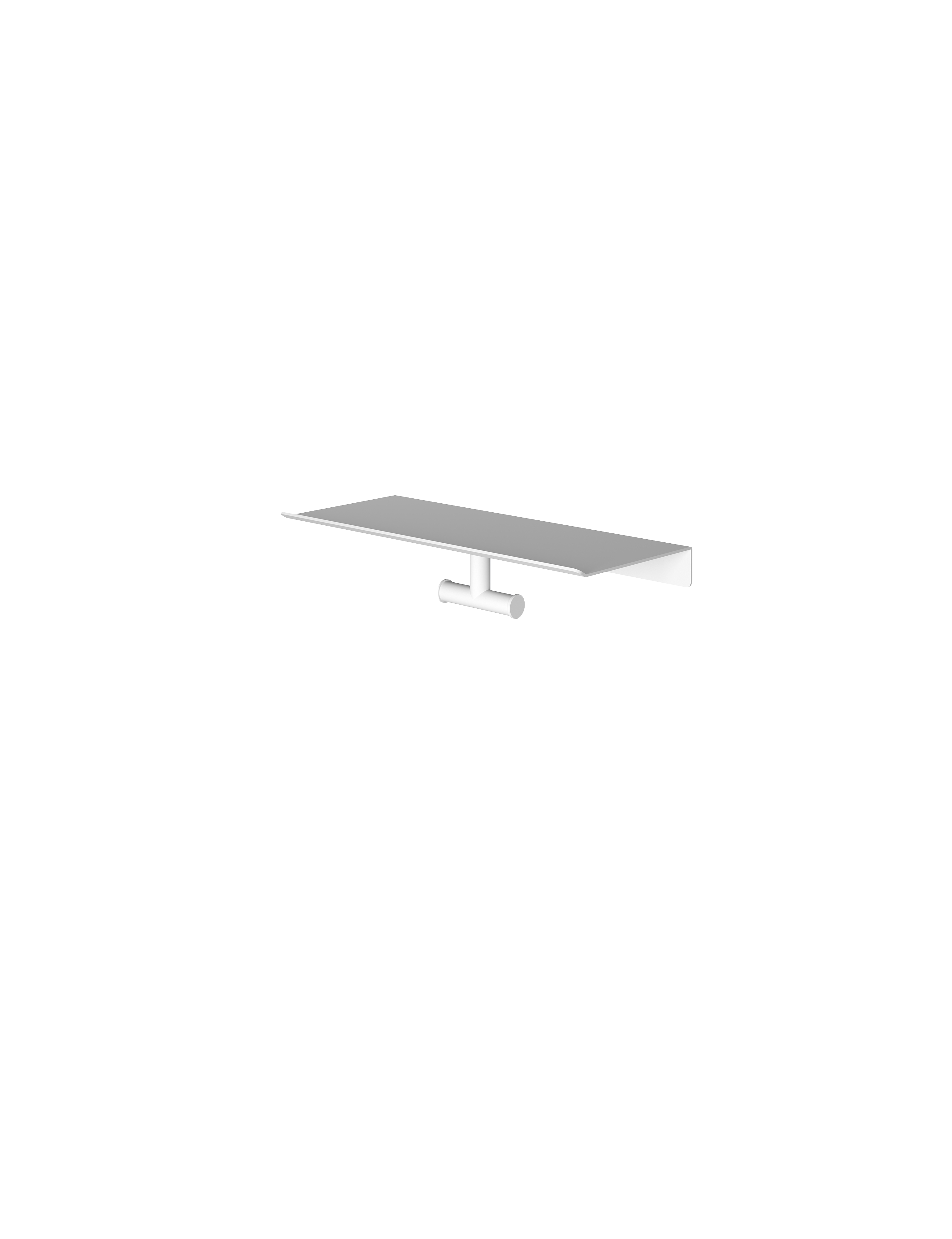 Hotbath More dubbele handdoek haak voor planchet serie SHA03WH Mat wit