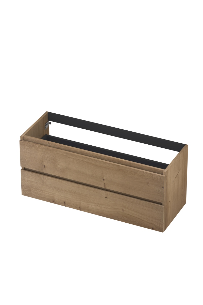 INK Fineer onderkast 2L gr.loos houten keerlijst fineer 1221452 Ash grey H520xB1200xD450