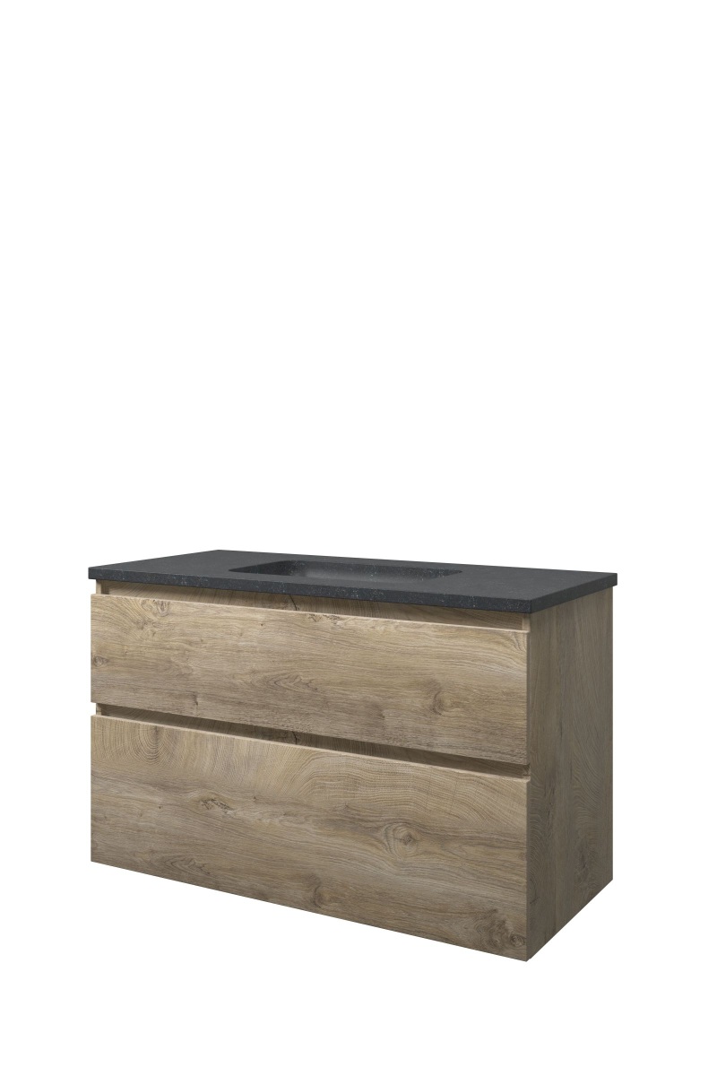 Proline set hardsteen Elegant wast. z. krgt. en onderk. a-sym. 1815841 Raw oak/Blue stone H625xB1000xD460