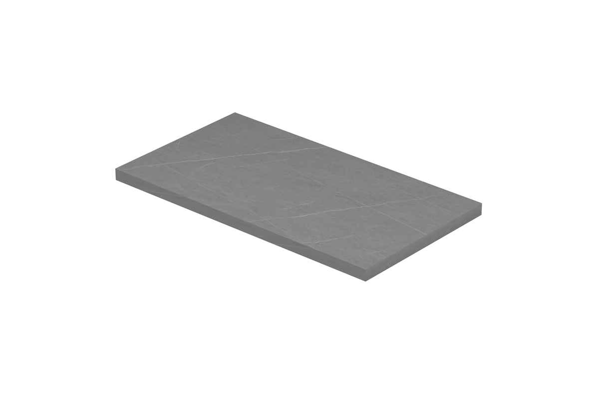 INK Topdeck XS Afdekplaat keramische slab 1222281 Armani grey mat Afm. 400x220x12
