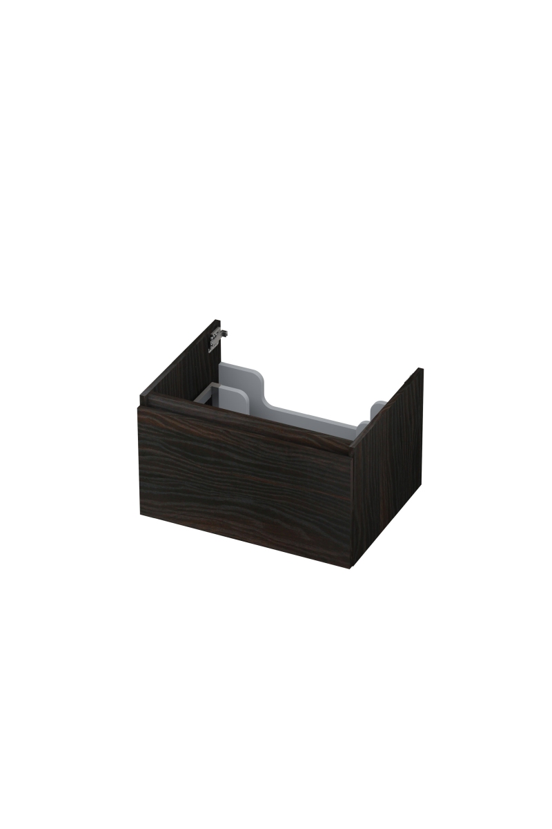 INK onderkast 1 lade gr.loos m. houten keerlijst 1257505 Intens eiken H350xB600xD450
