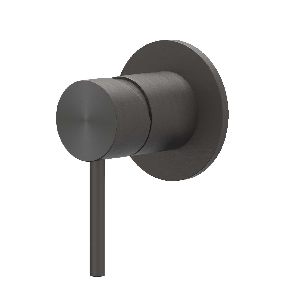 IVY Concord Inbouw douchemengkraan eenhendel inclusief inbouwdeel 6201064 RVS316 gebr. carbon black PVD