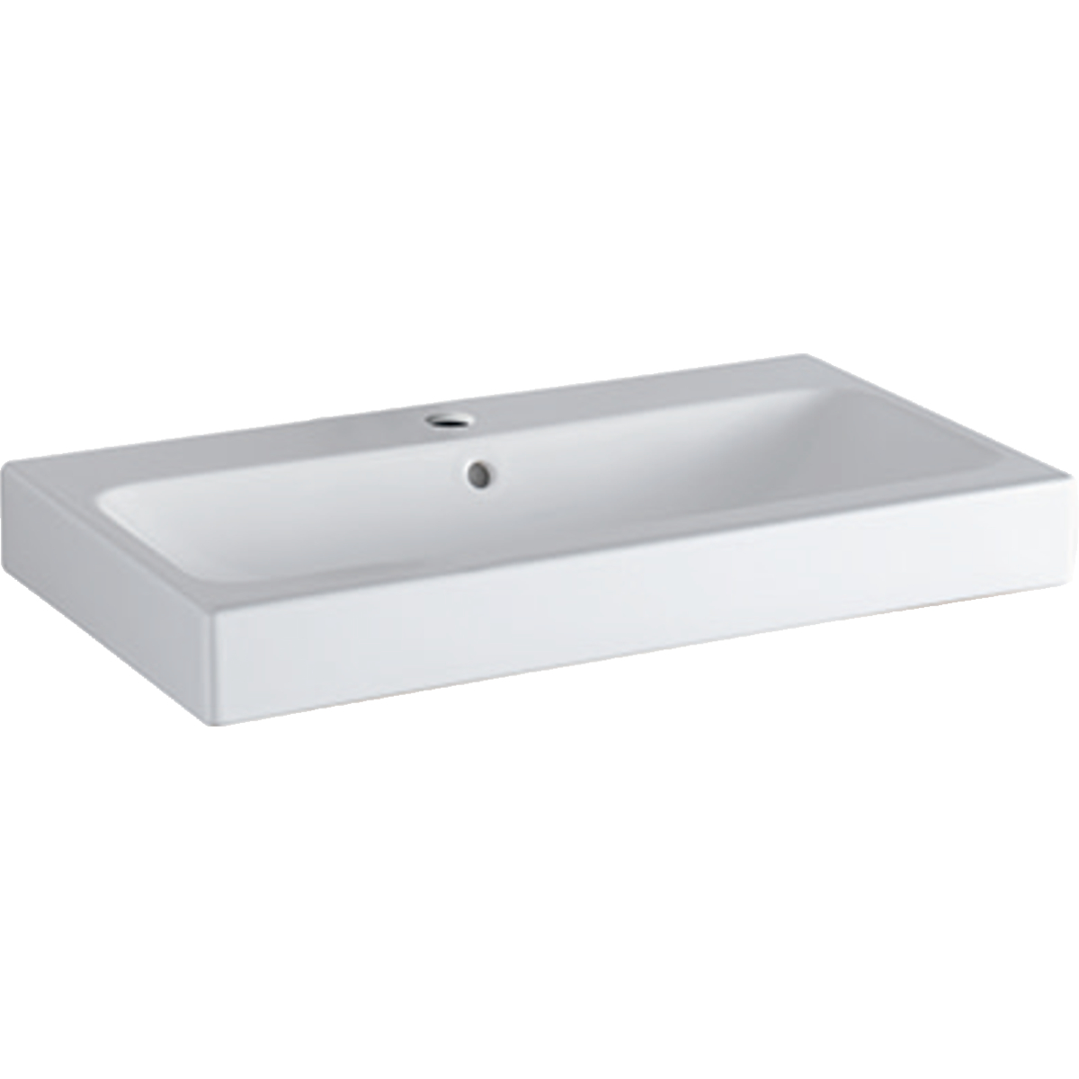 Geberit iCon wastafel 75x48.5cm m.krgt. m.overl. 124075000 wit