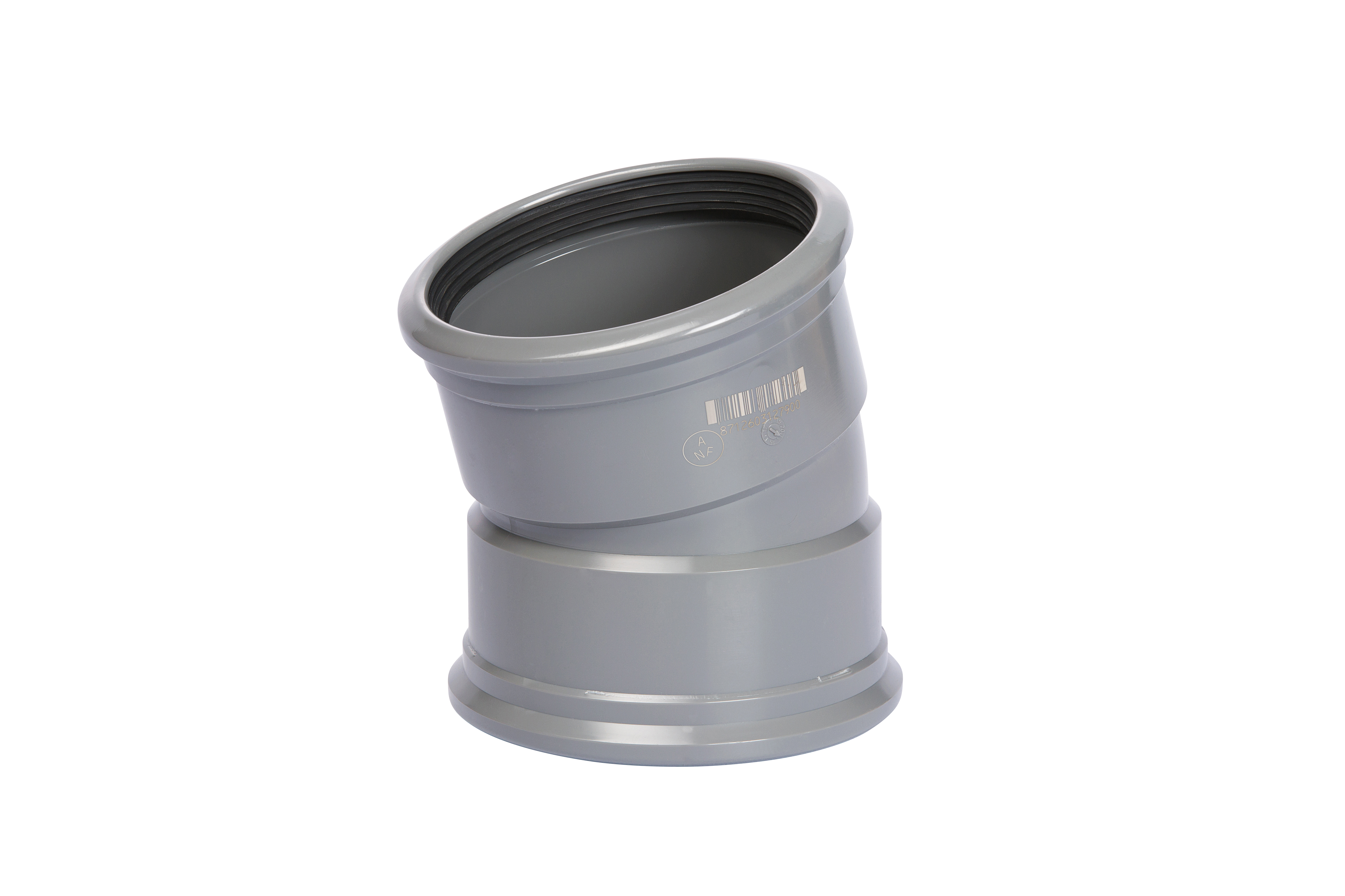 PVC manchet Bocht 160 30 graden mof/mof 1196900098