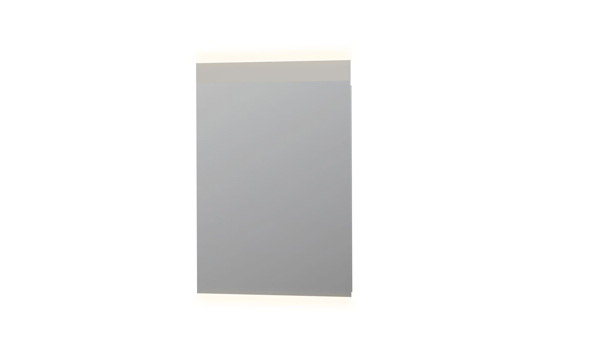 INK SP11 spiegel rookglas met matte bovenzijde en o/b ind. LED verl. incl. sensorschak. 8408500 Rookglas H40xB600xD800