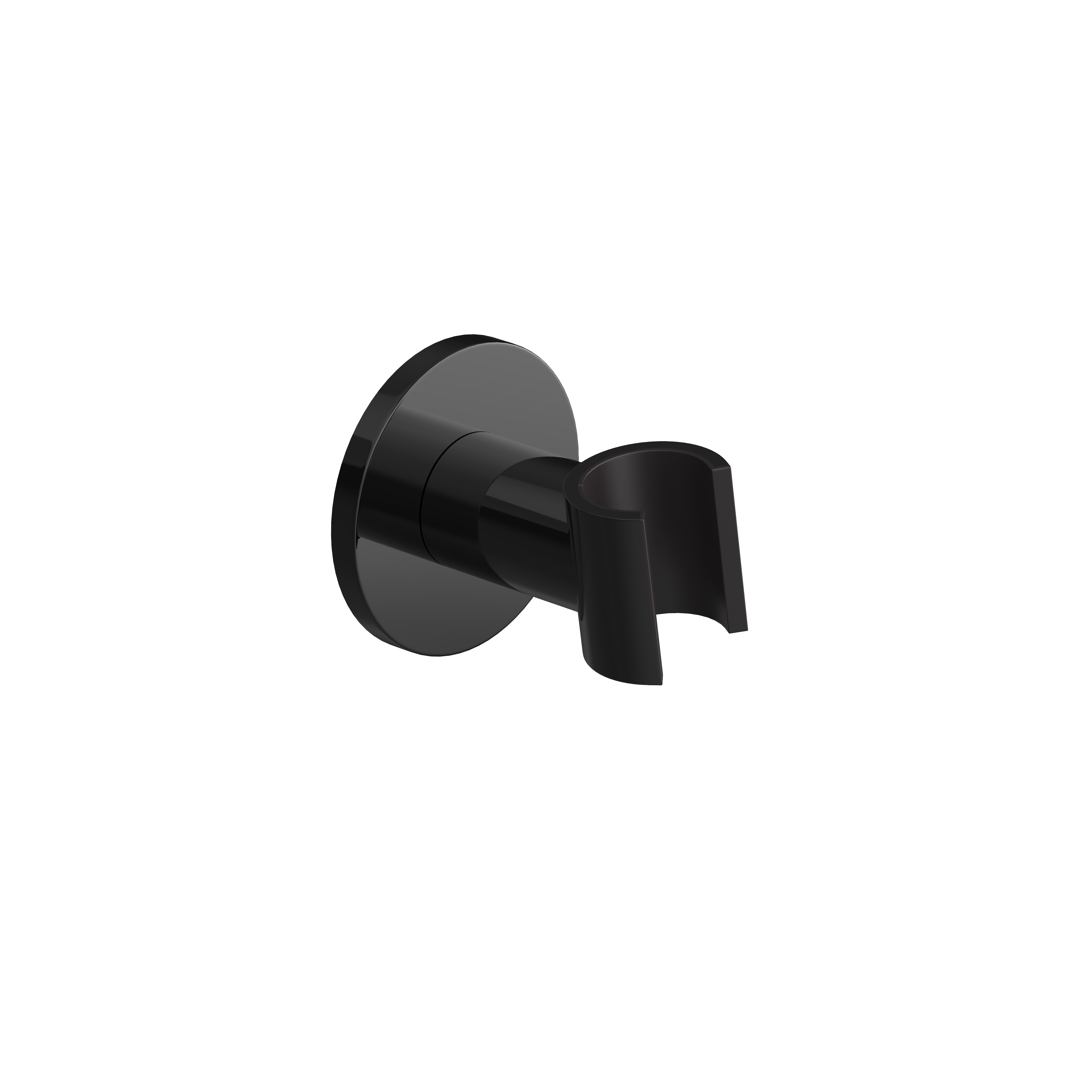 Hotbath Mate wandsteun M514PBP Gepolijst zwart PVD