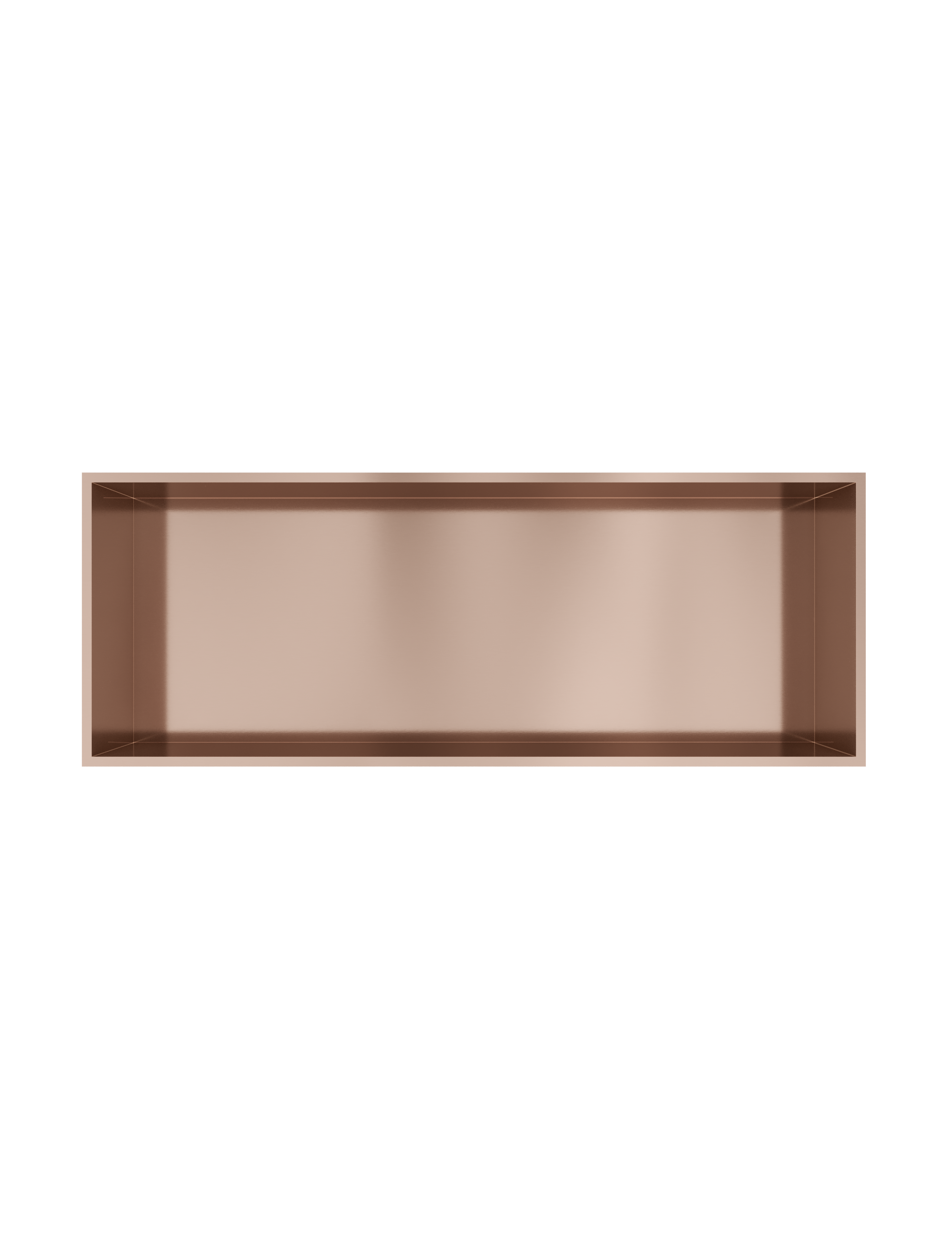 Hotbath More inbouwbox of inbouwnis 30x80x10cm BOX080BCP Geborsteld koper PVD