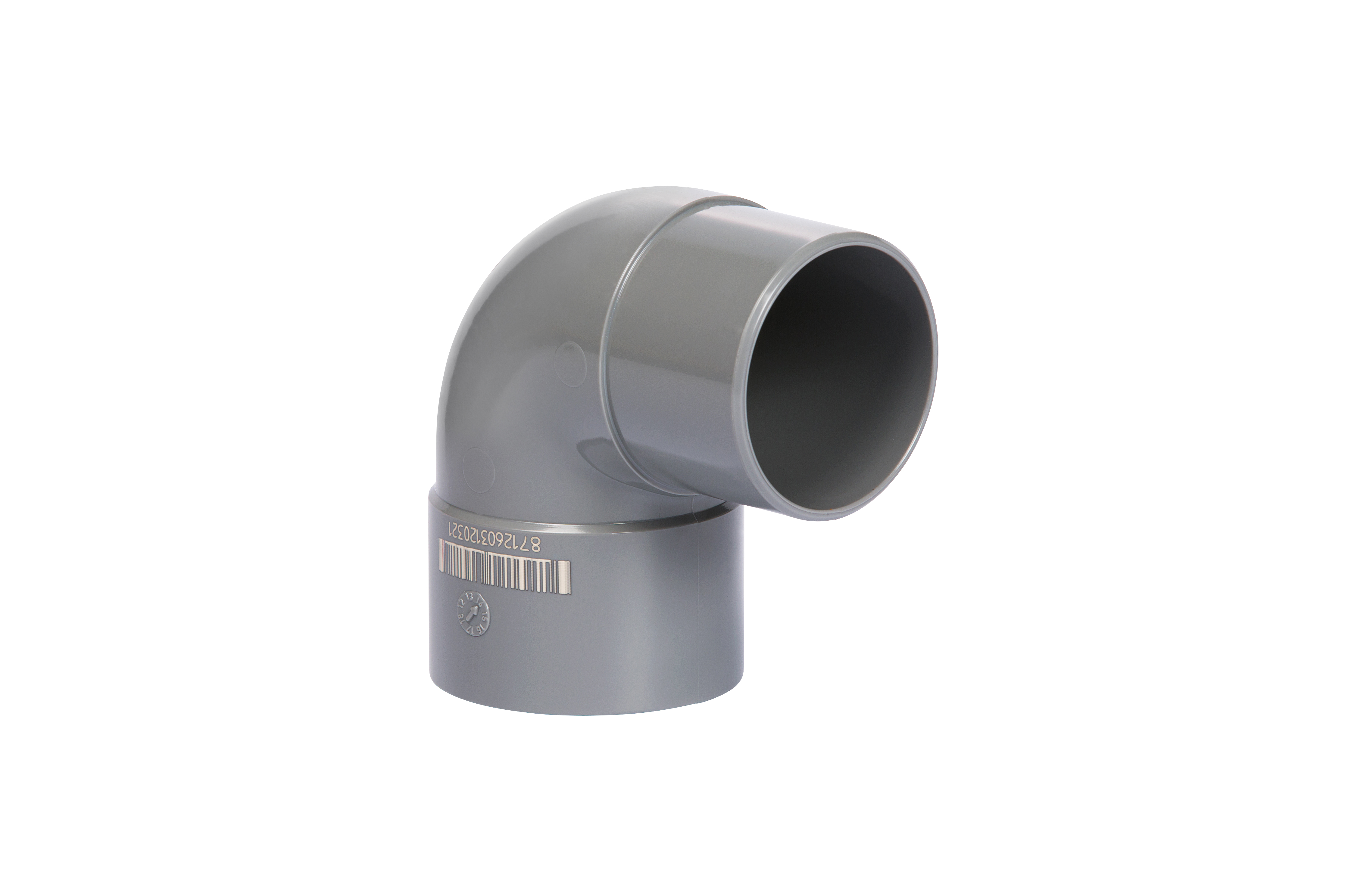 PVC lijm Bocht 110 90 graden mof/spie 1196900573