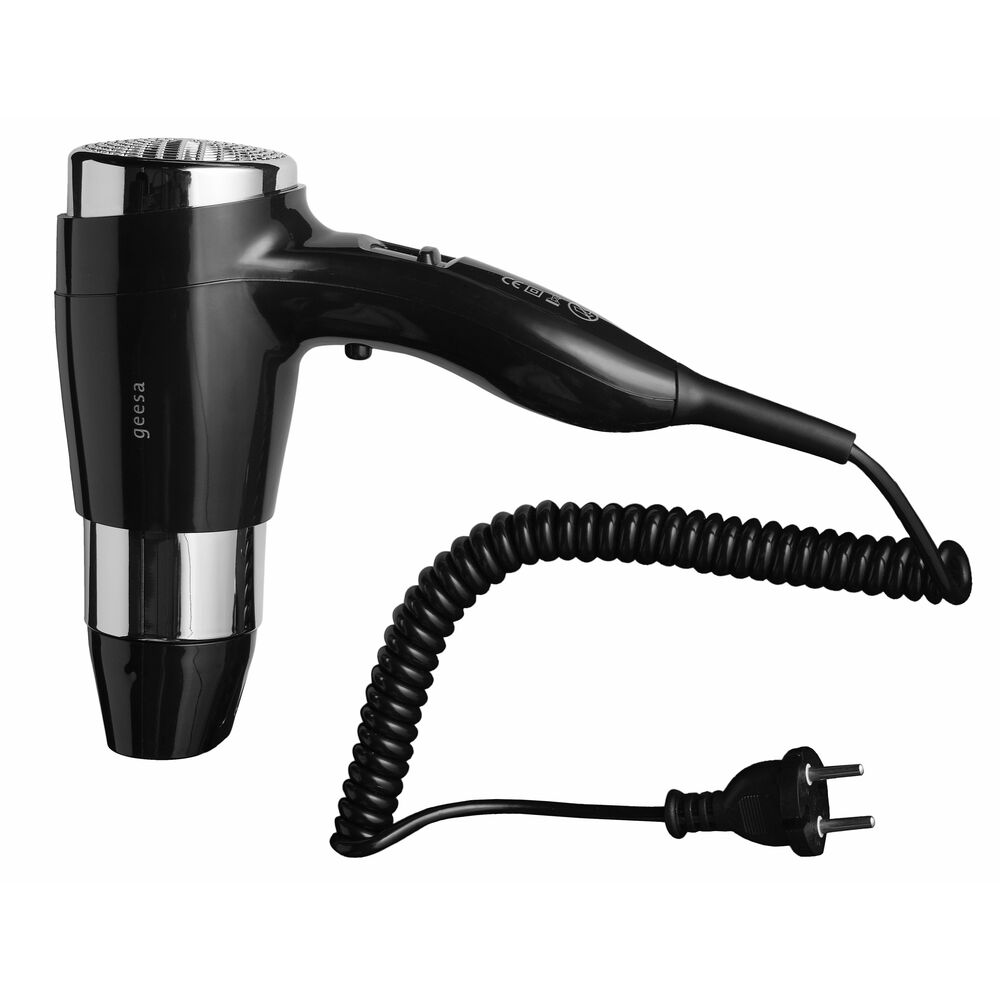 Geesa Haardroger 1600 W. 3 snelheden 916482 zwart/chroom