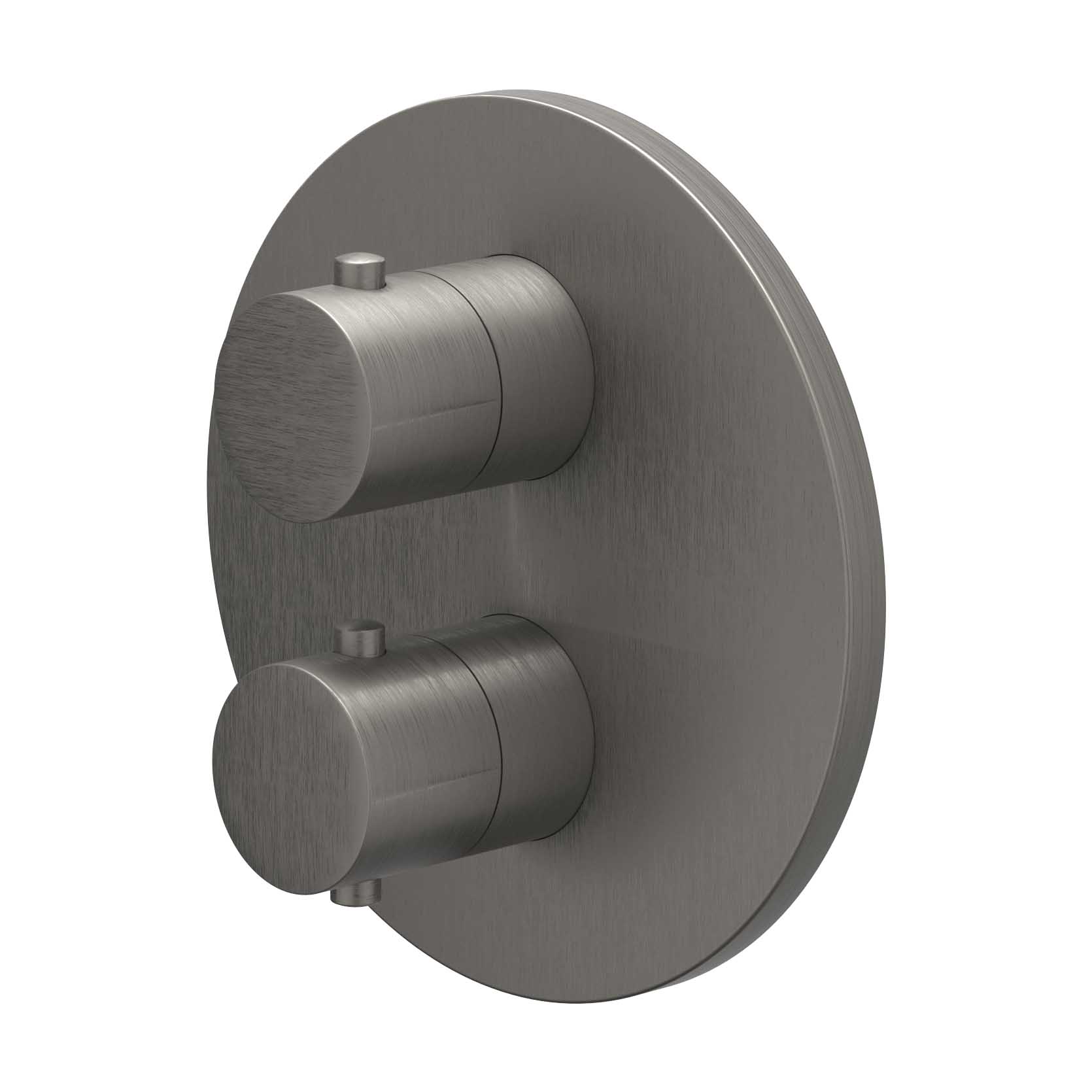 IVY Bond Afbouwdeel inbouwthermostaat met 3-weg stop-omstel 6201206 gebr. metal black PVD