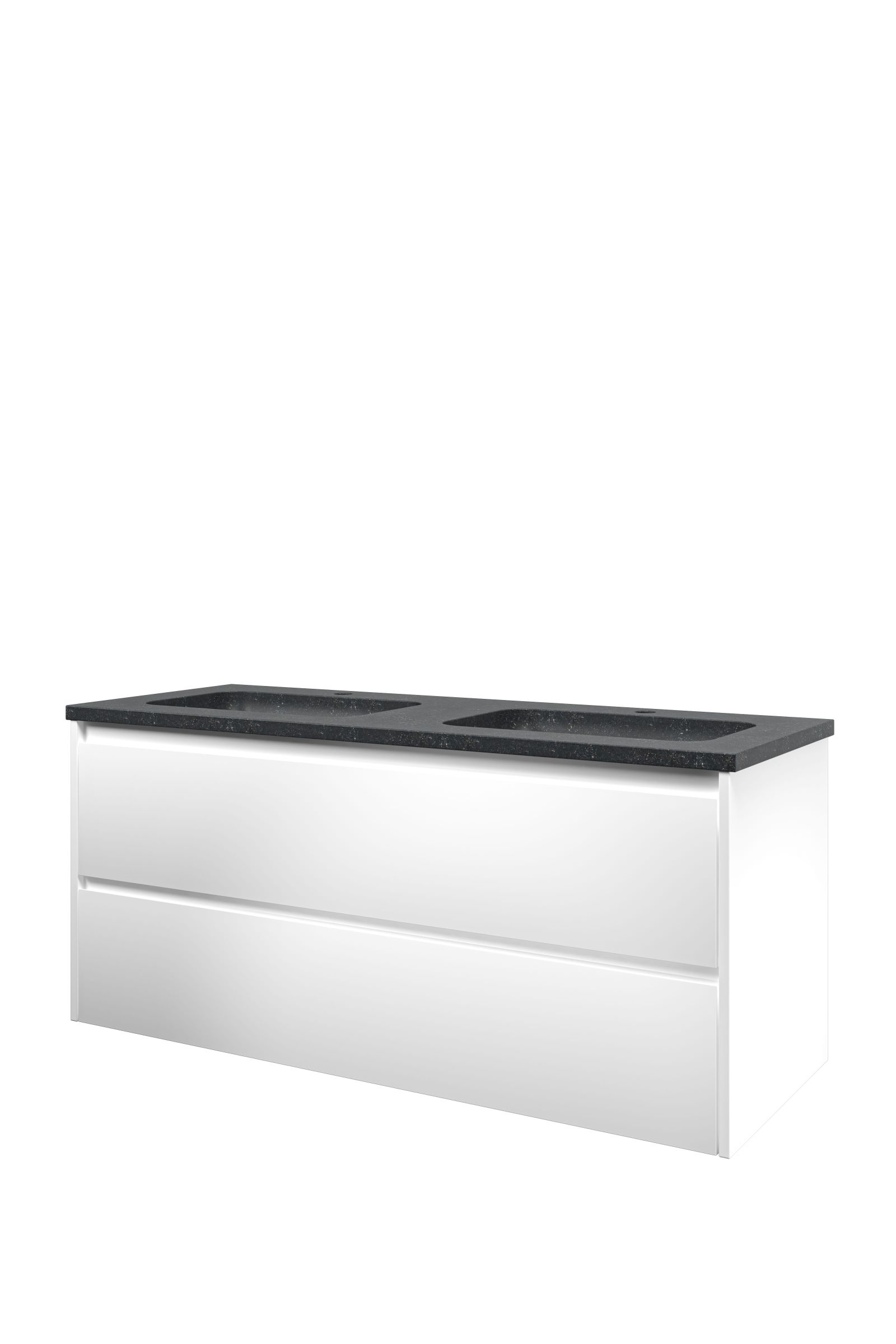 Proline set hardsteen Elegant wast. met 2 krgt. en onderk. sym. RBSB120D2MW Mat wit/Blue stone H545xB1200xD460