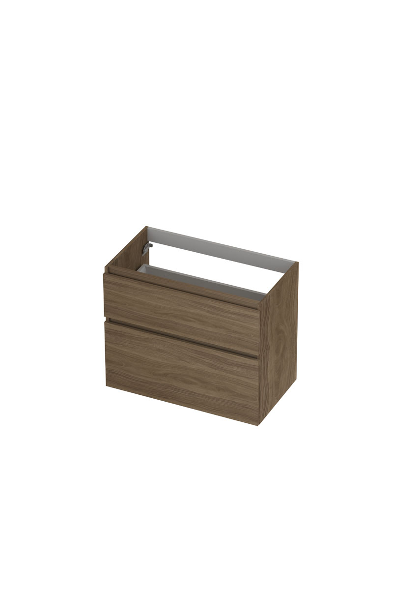 INK onderk. 2 la GL hout decor m. houten keerlijst a-symm. B800xD450xH650 Zuiver eiken / 1257924