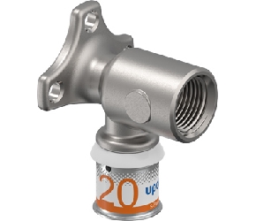 Uponor S Press Plus pers muurplaat lang model 20x1/2 1070645
