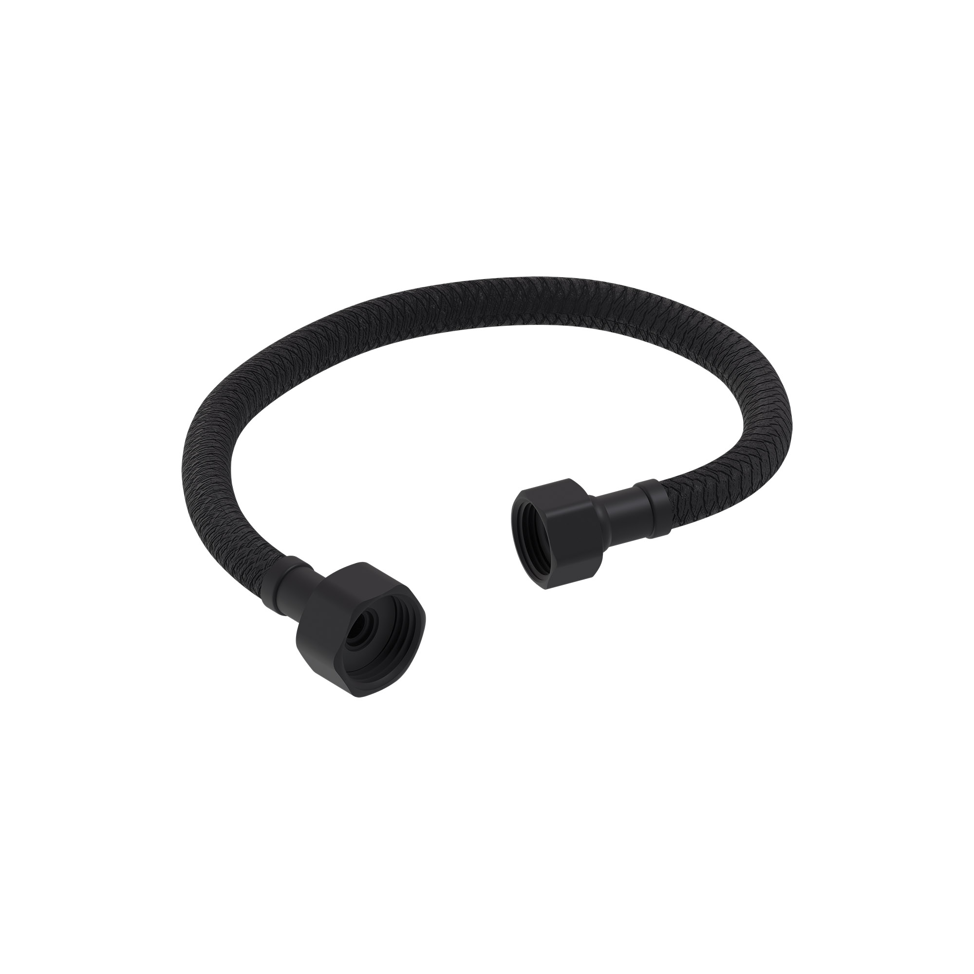 MAY Flexibele aansluitslang fonteinkraan 30cm 6804452 Mat zwart PED