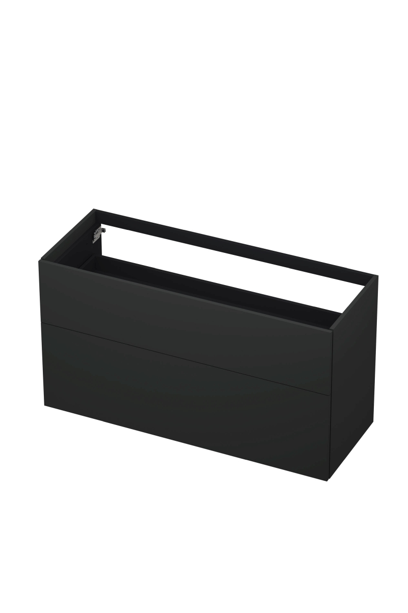 INK onderk. 2 laden push to open 65cm gelakt 1259215 Mat antraciet H650xB1200xD450