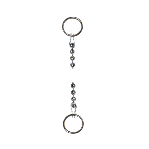 Kogelketting 30cm ms verchr. compleet
