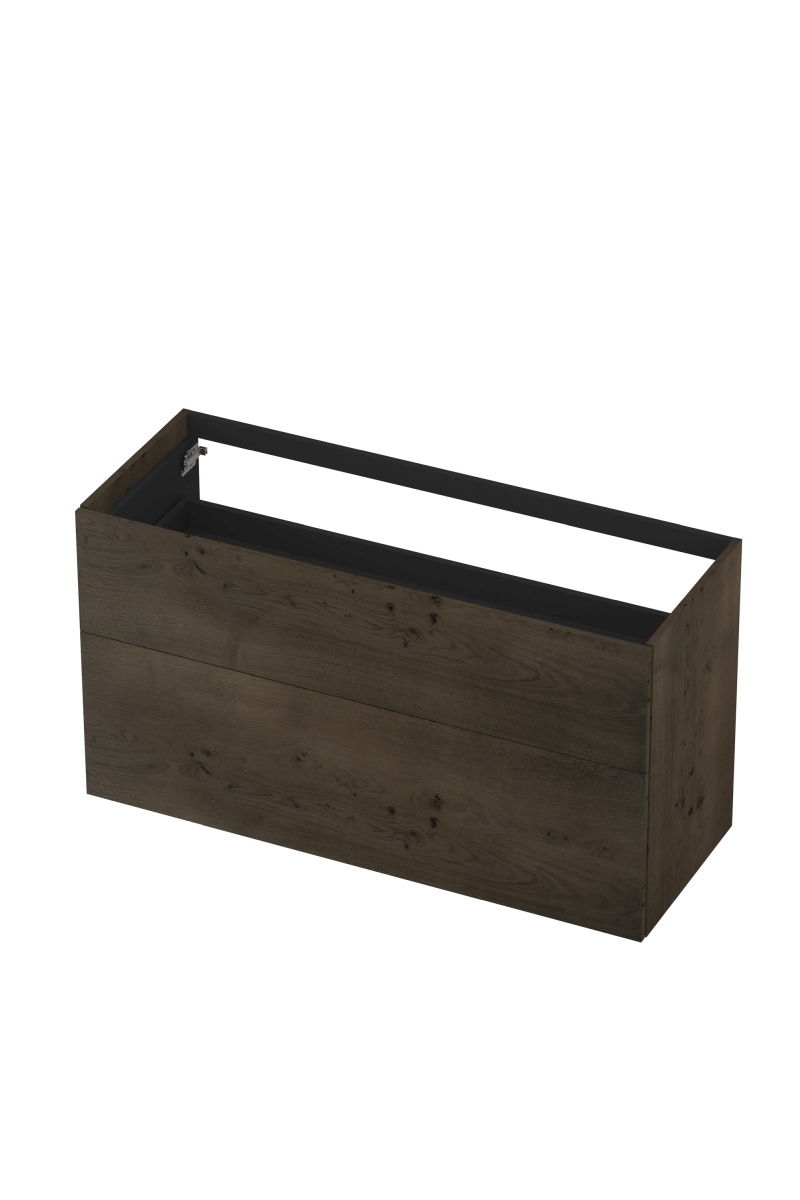 INK P2O onderkast 2 laden push to 1259229 Fineer Charcoal H650xB1200xD450