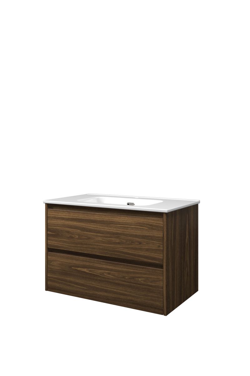 Proline set porselein Elegant wast. met 1 krgt. en onderk. sym. TGWB801CA Cabana oak/Glans wit H540xB800xD460