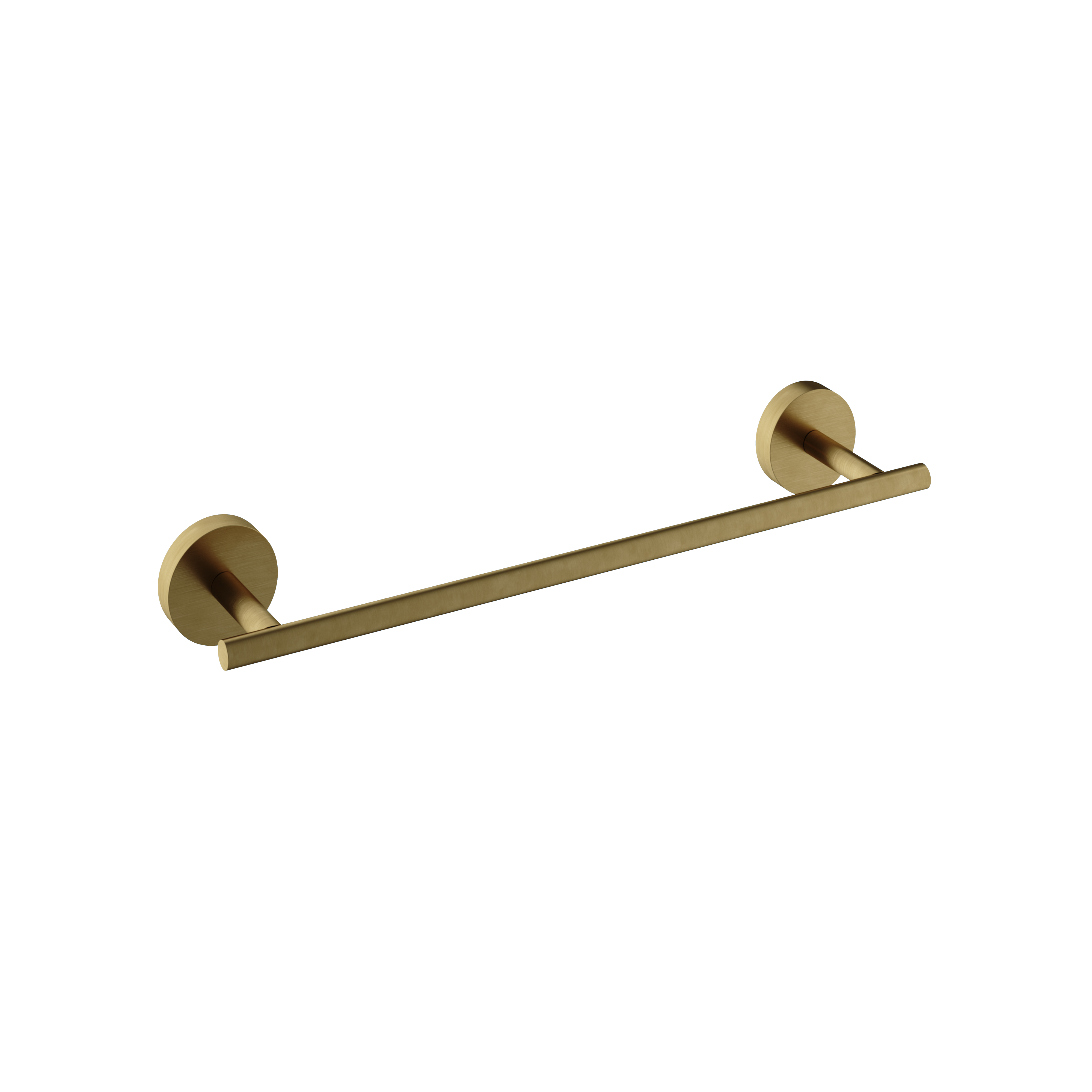 Hotbath Archie handdoekstang 34 cm ARA06BBP Geborsteld Messing PVD