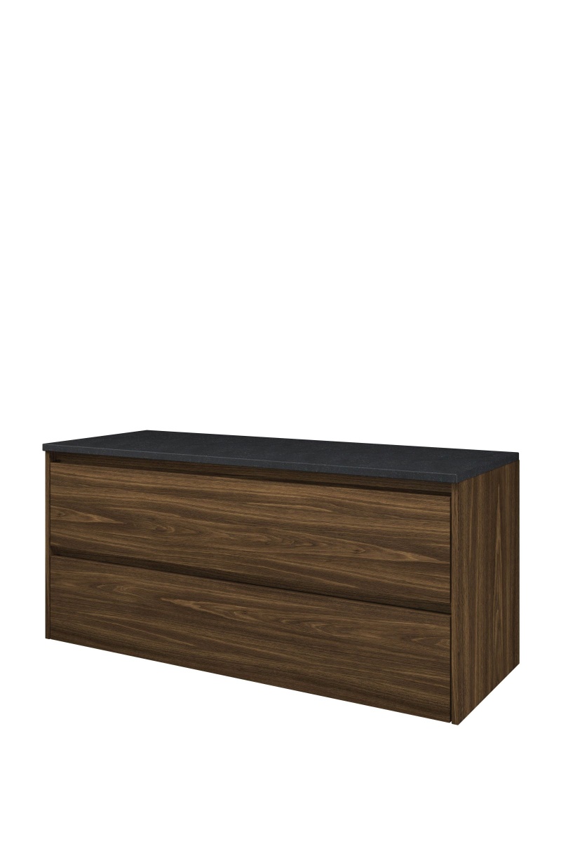 Proline Top afdekplaat hardsteen onderk. symm. DBSB120CA H540xB1200xD460 Cabana oak / Blue stone