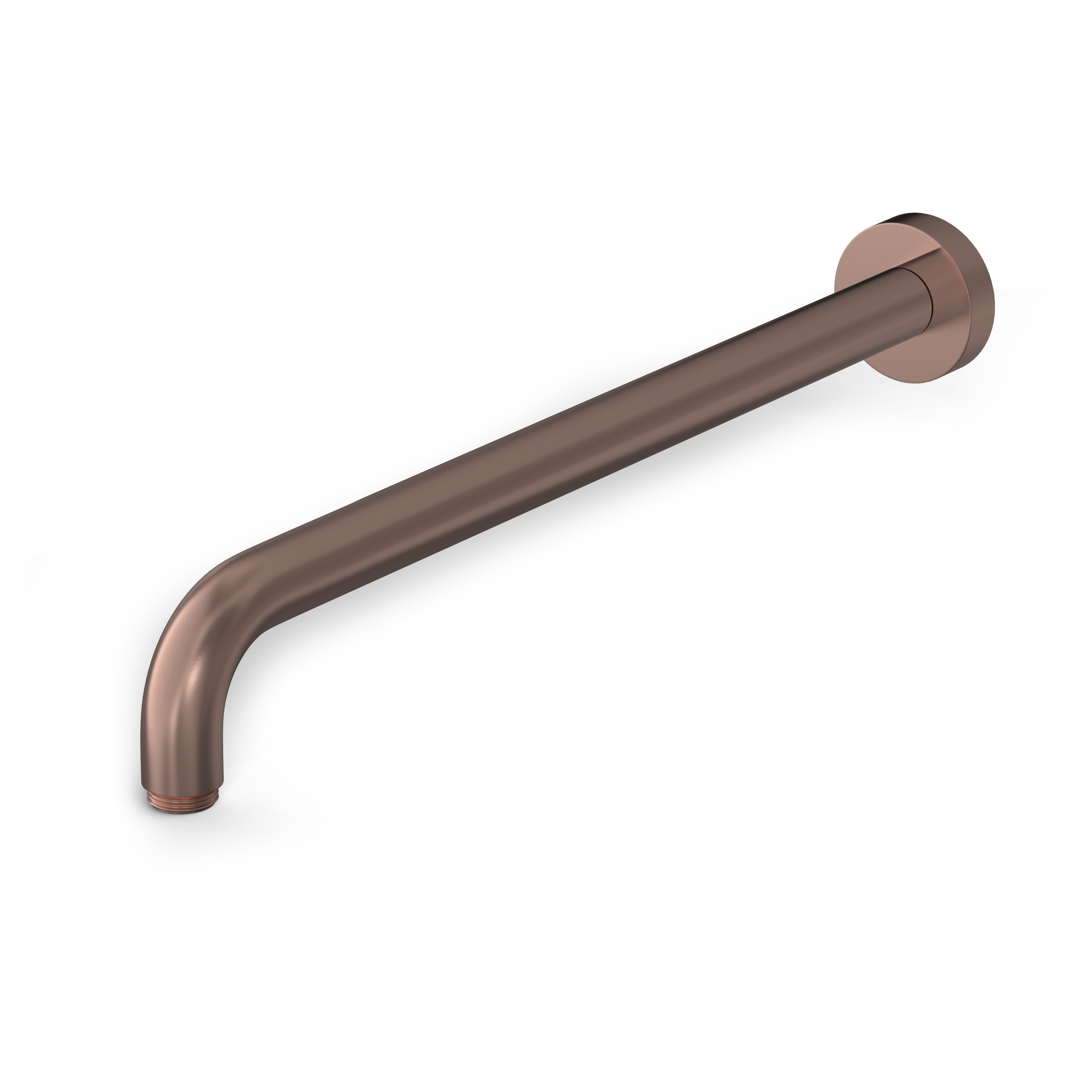 Hotbath Mate wandarm rond 40 cm M450/40BCP Geborsteld koper PVD