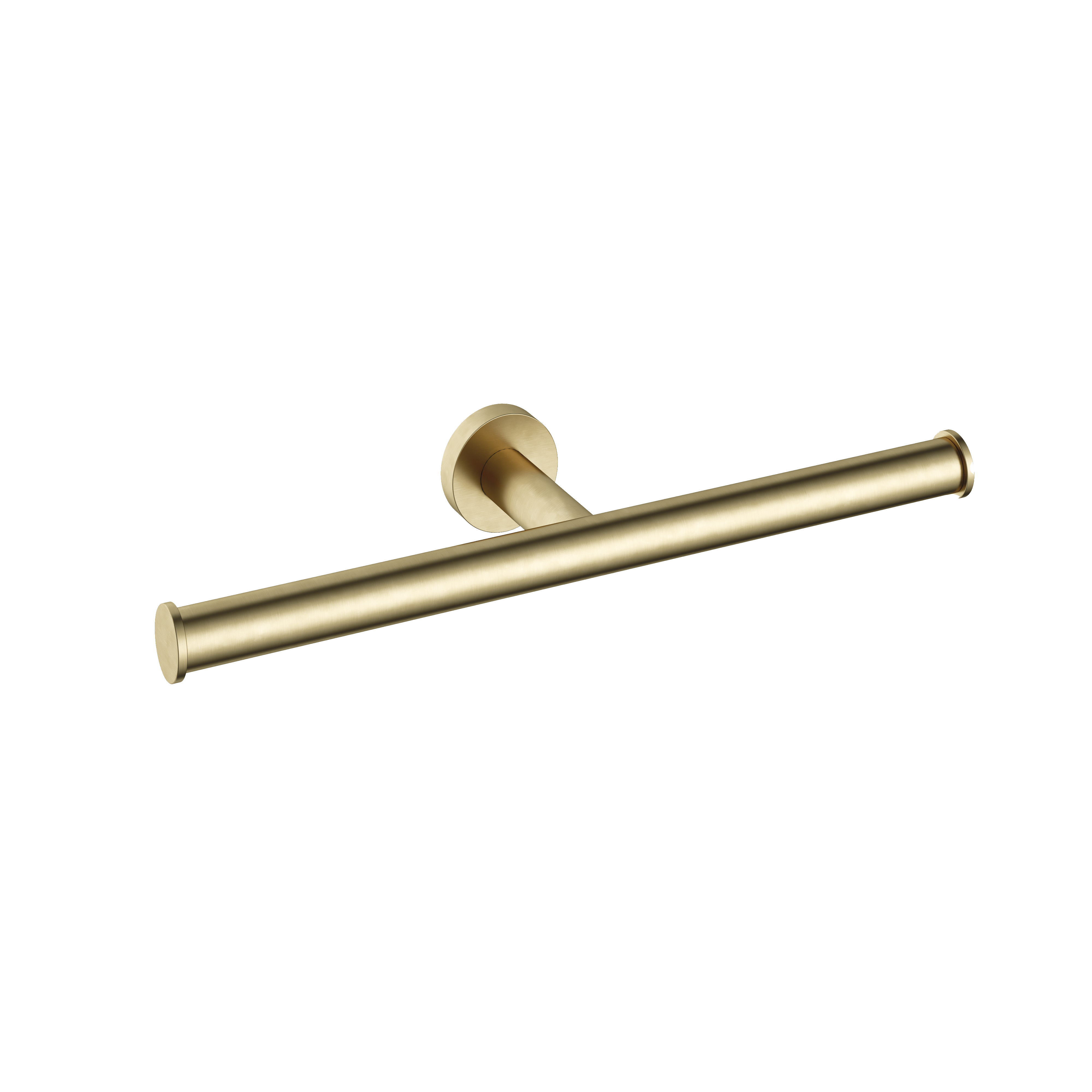 Hotbath More toiletrolhouder dubbel BAA05BB Geborsteld messing