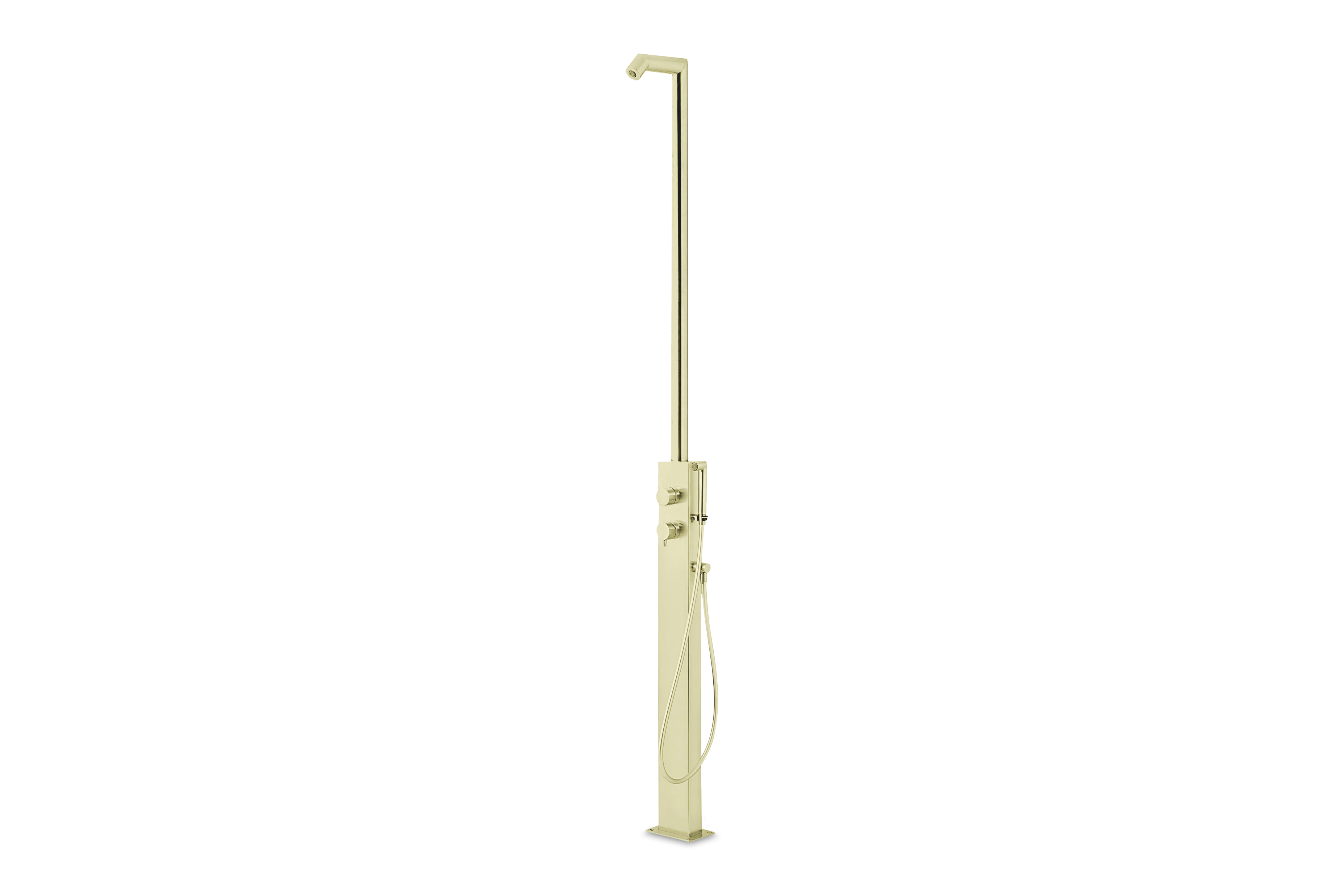 Lagoo Nesso Buitendouche m. 2-weg omstel en handdouche N8002PG Brushed Champagne PVD