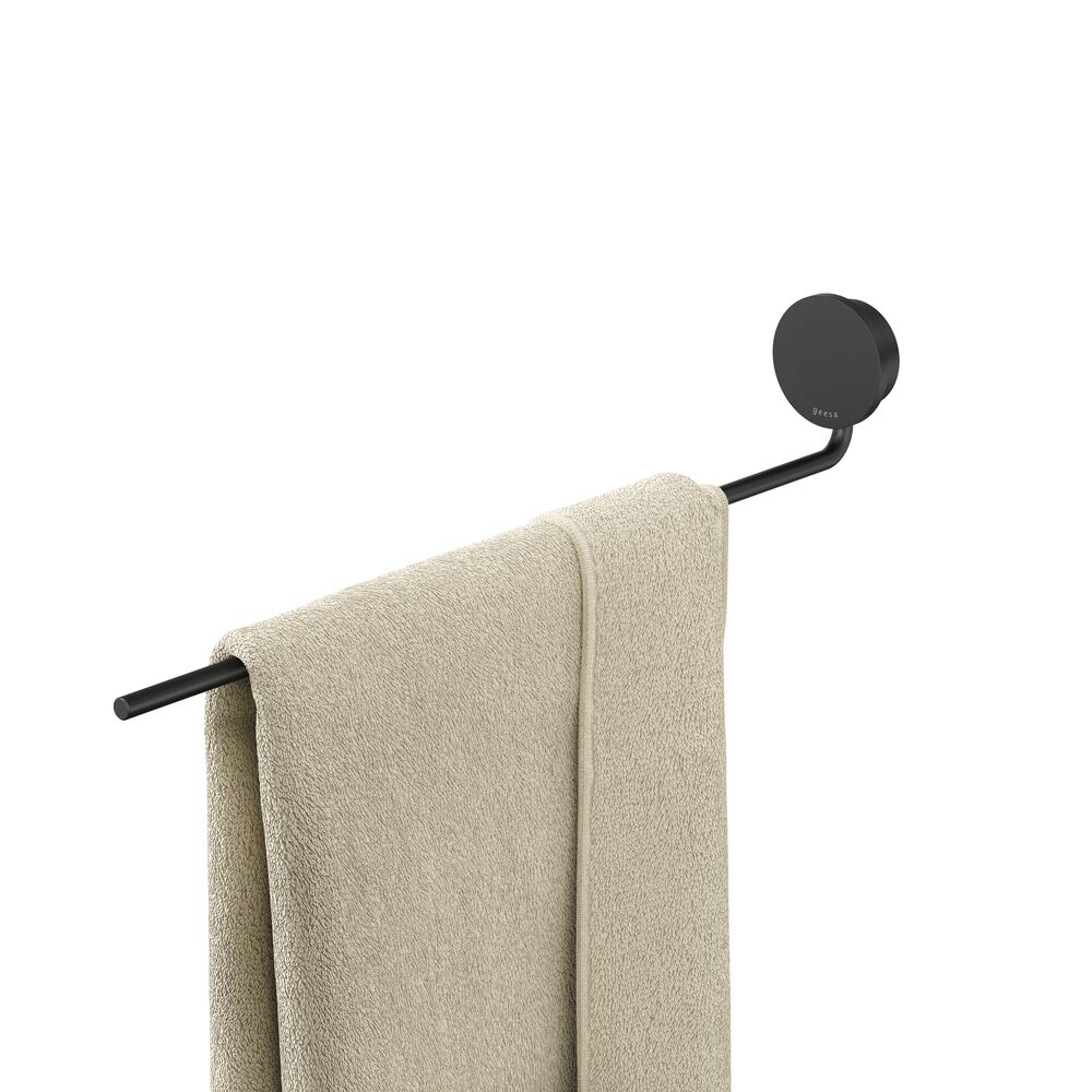 Geesa Opal handdoekrek 1 arm 917205-06 zwart