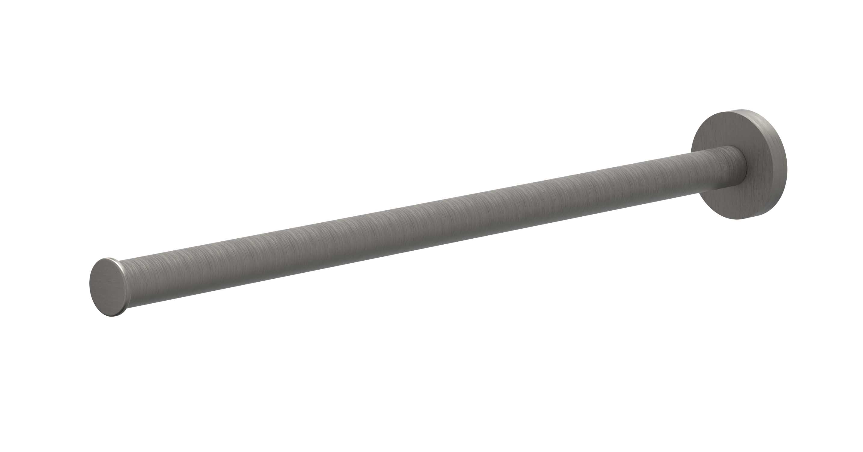 IVY Handdoekrek vast 1-lids 38cm 6500156 gebr. metal black PVD