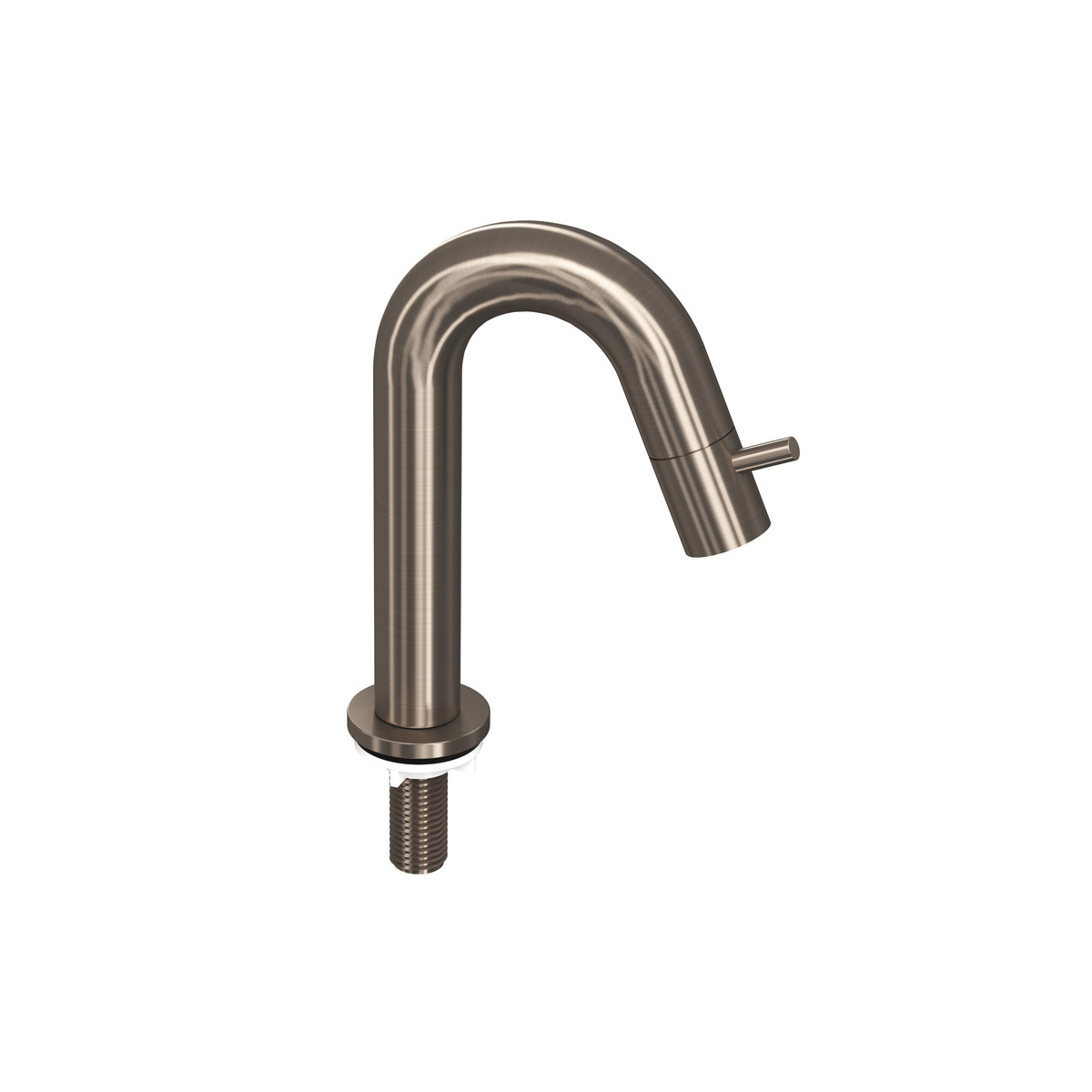 INK Fonteinkraan staand gebogen laag model Brushed nickel / 9902352