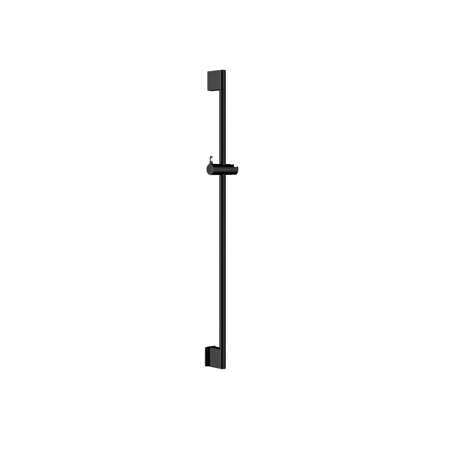 Hotbath Mate ABS glijst. 90 cm m. geintegreerde waterinlaat M305PBP Gepolijst Zwart PVD