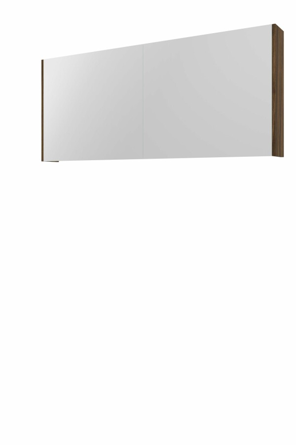 Proline sp.kast Xcellent m. dubbel gespiegelde deur + 2 deuren H600xB1400xD140 Cabana oak / 1808973