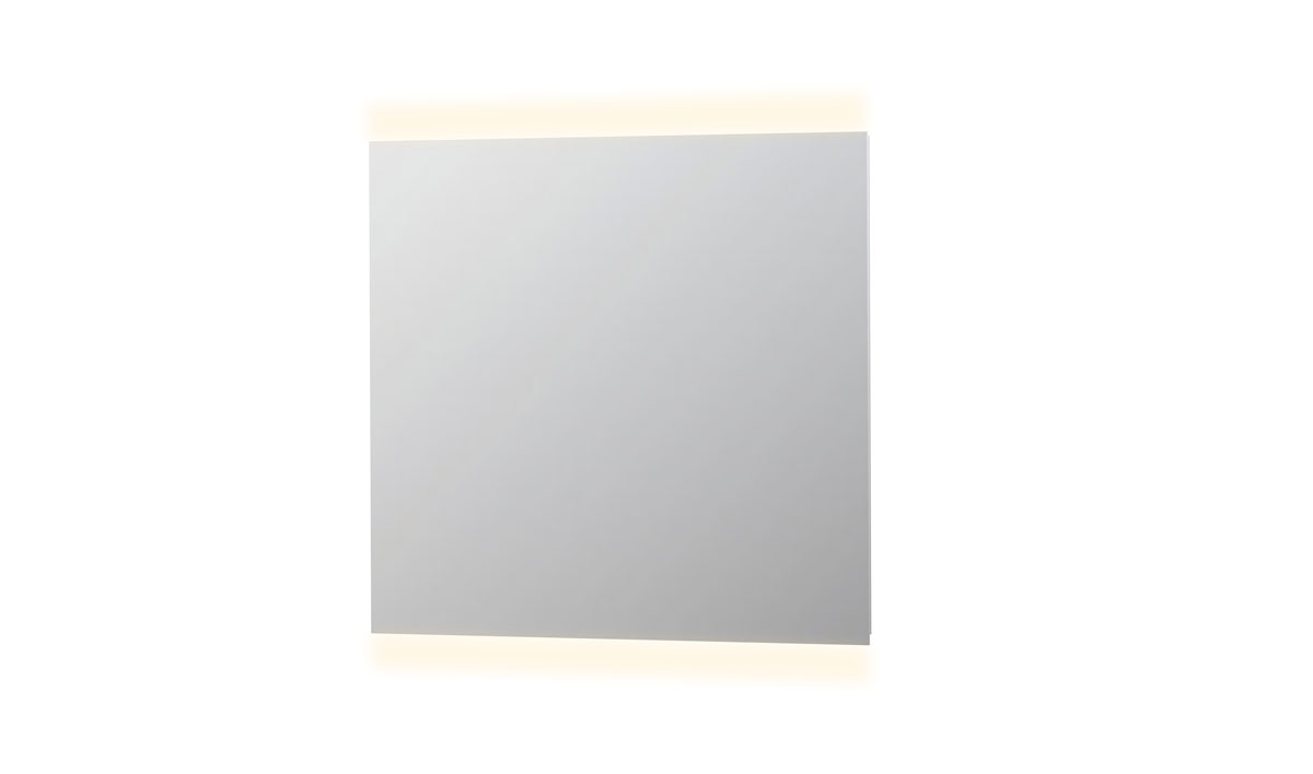 INK SP4 spiegel op alu kader met LED verl. onder/boven en sensor schak. 8407930 Alu H800xB900xD40