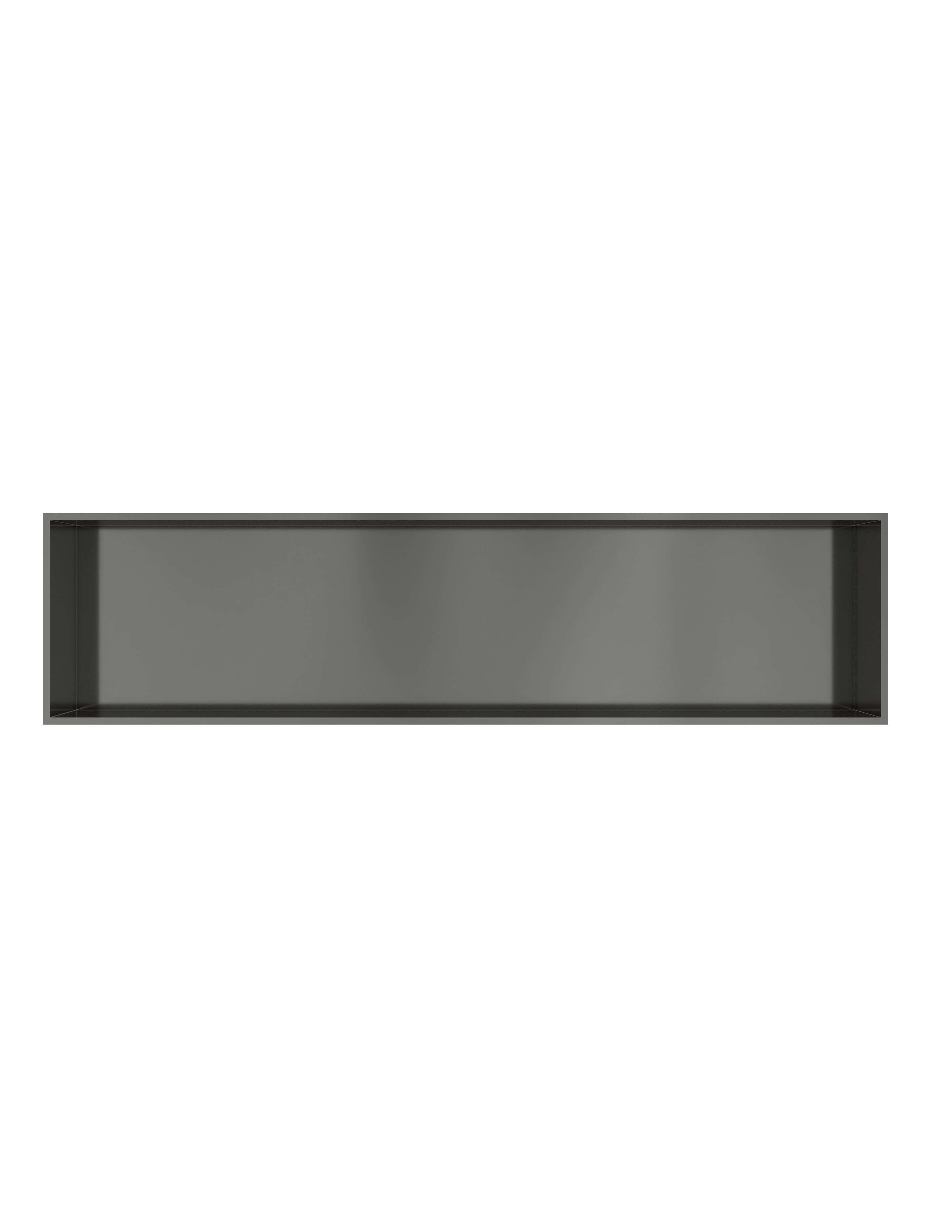 Hotbath More inbouwbox of inbouwnis 30x120x10cm BOX120BGP Geborsteld gunmetal PVD