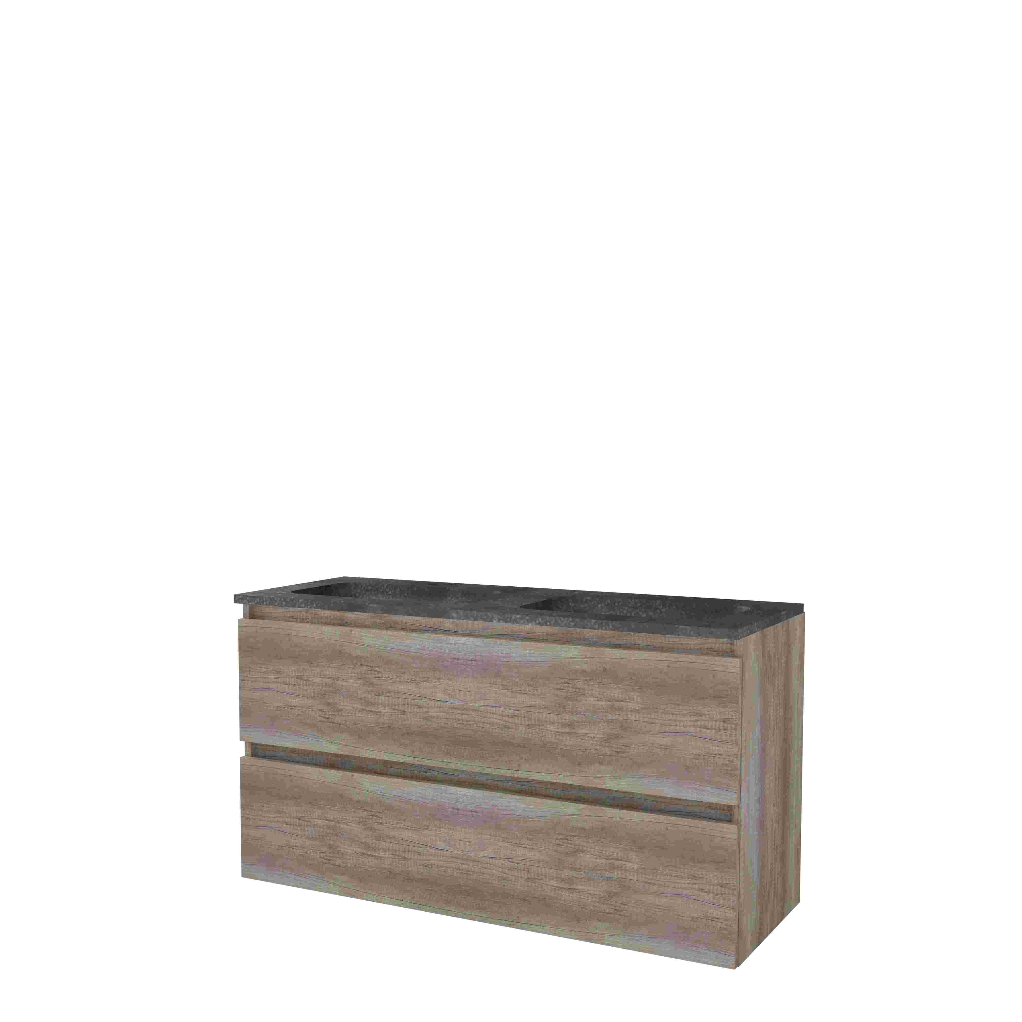 Basic Start 46 onderk. GL incl. 2 la + hardst. wast. incl. 2 krgt. B1200xD460 Scotch Oak / 1813023