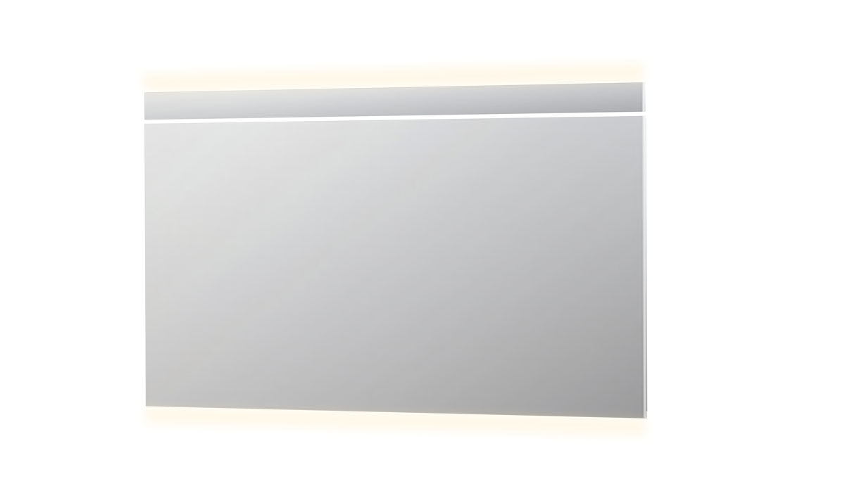 INK SP6 spiegel met horiz. geint. LED verl. en ind. boven en onder verl. en sensorschak. 8408460 Alu H800xB1400xD40