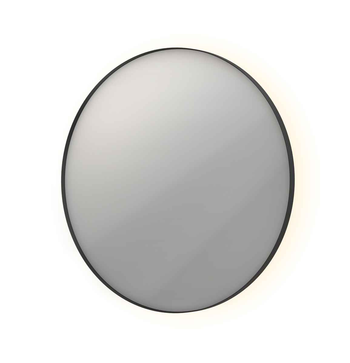 INK spg. SP17 rond in stalen kader incl indir LED verw. color dimbaar + schak. H1000xB1000xD40 Mat zwart / 8408585