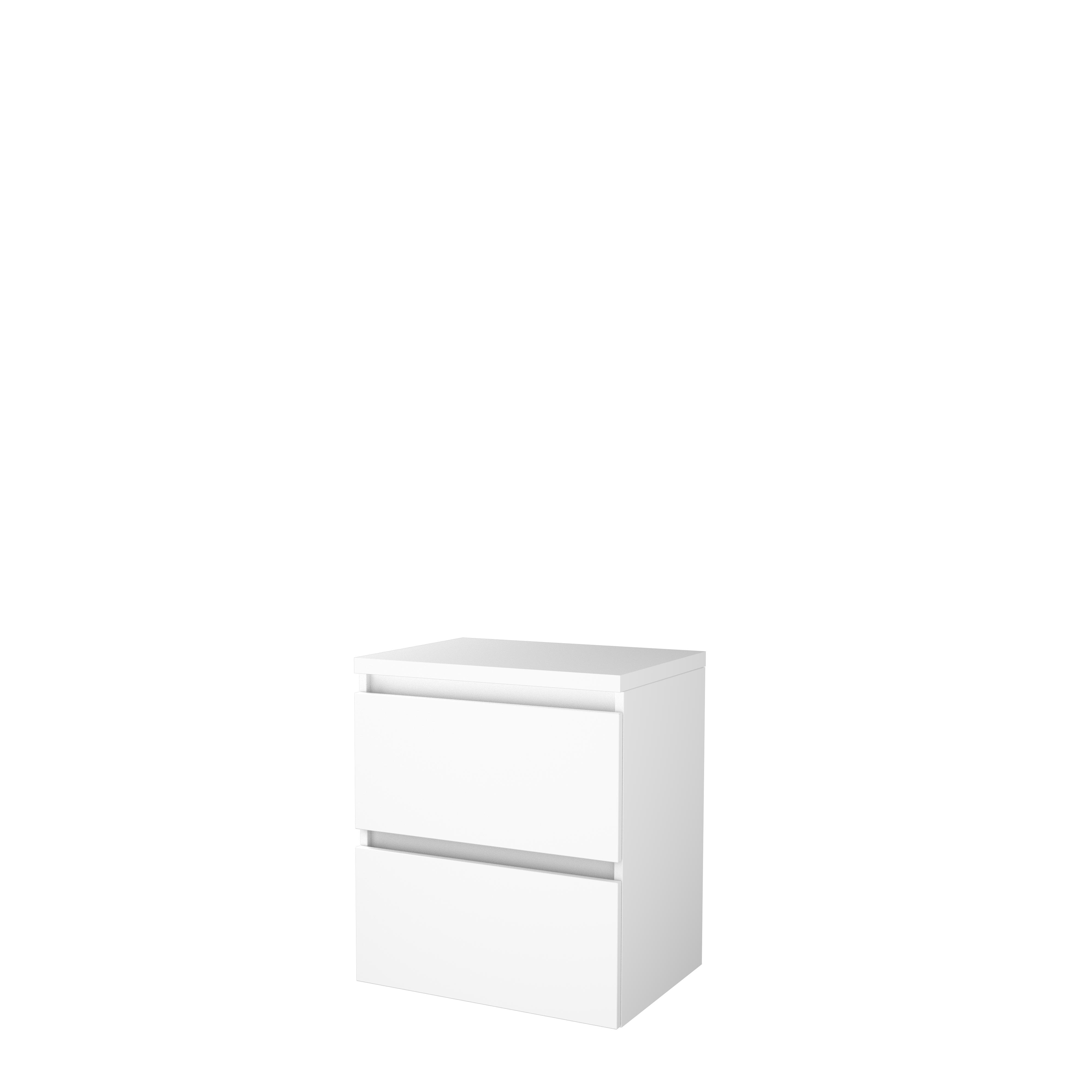 Basic Start 46 onderk. GL incl. 2 la + afdekplaat B600xD460 Ice White / 1813423