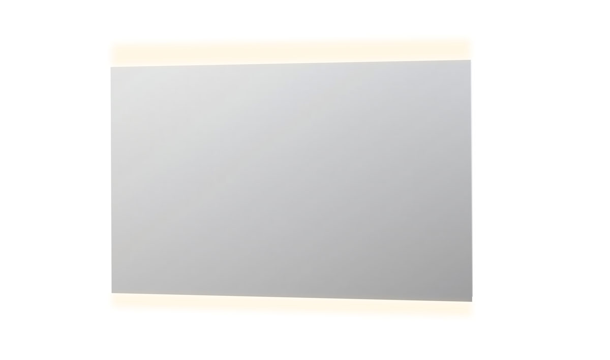 INK SP4 spiegel op alu kader met LED verl. onder/boven en sensor schak. 8407960 Alu H800xB1400xD40