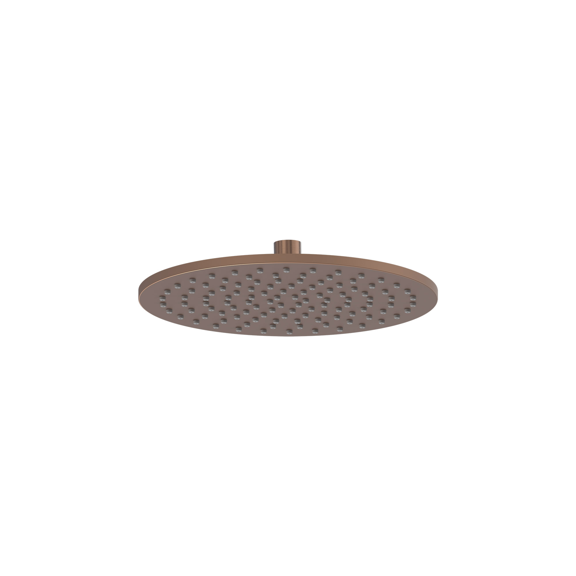 MAY Hoofddouche medium 25cm met antikalk nozzles 6804305 Geborsteld mat koper PVD