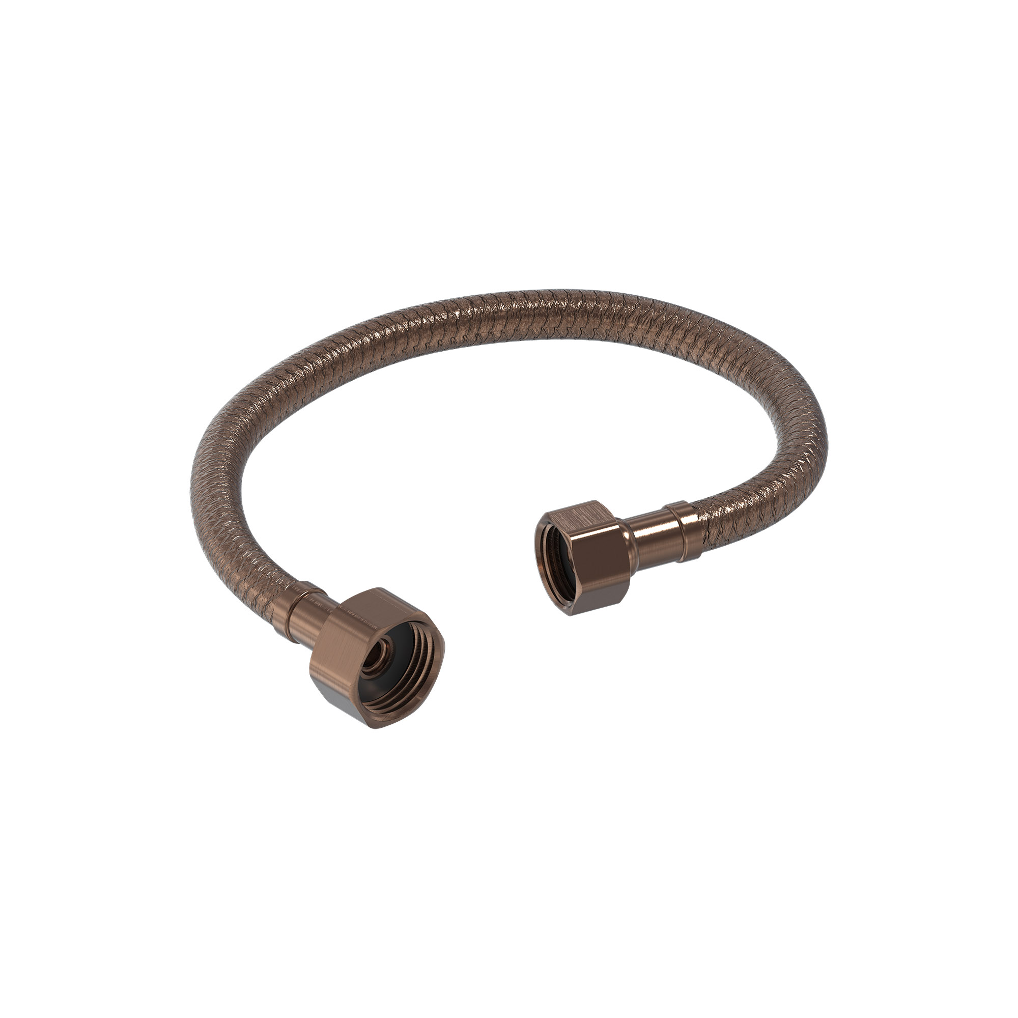 MAY Flexibele aansluitslang fonteinkraan 30cm 6804455 Geborsteld mat koper PVD
