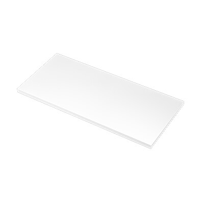Proline Top afdekplaat gelakt 1228425 Mat wit H32xB1000xD460