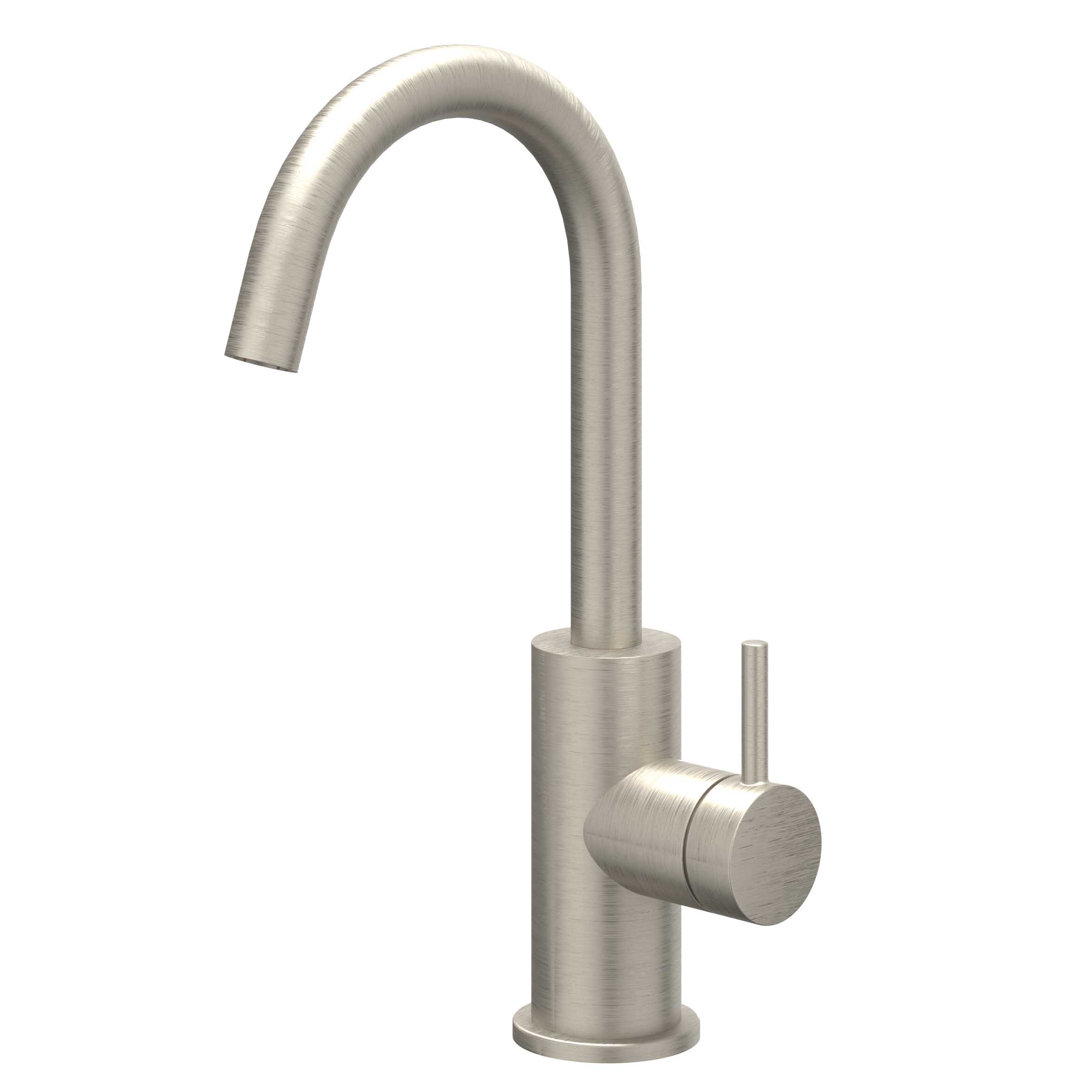 IVY Bond Wastafelmengkraan opbouw met draaibare uitloop coldstart 6100253 gebr. nickel PVD
