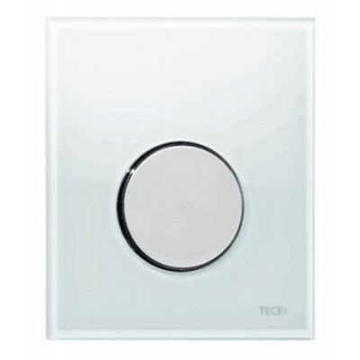 TECEloop urinoir bedieningsplaat 9242653  -  Glas licht groen toets chroom