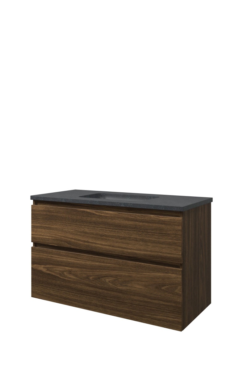 Proline set hardsteen Elegant wast. z. krgt. en onderk. a-sym. RBSC100M0CA Cabana oak/Blue stone H625xB1000xD460