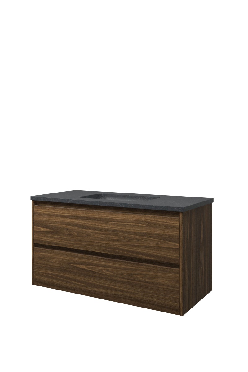 Proline set hardsteen Elegant wast. z. krgt. en onderk. sym. RBSB100M0CA Cabana oak/Blue stone H545xB1000xD460