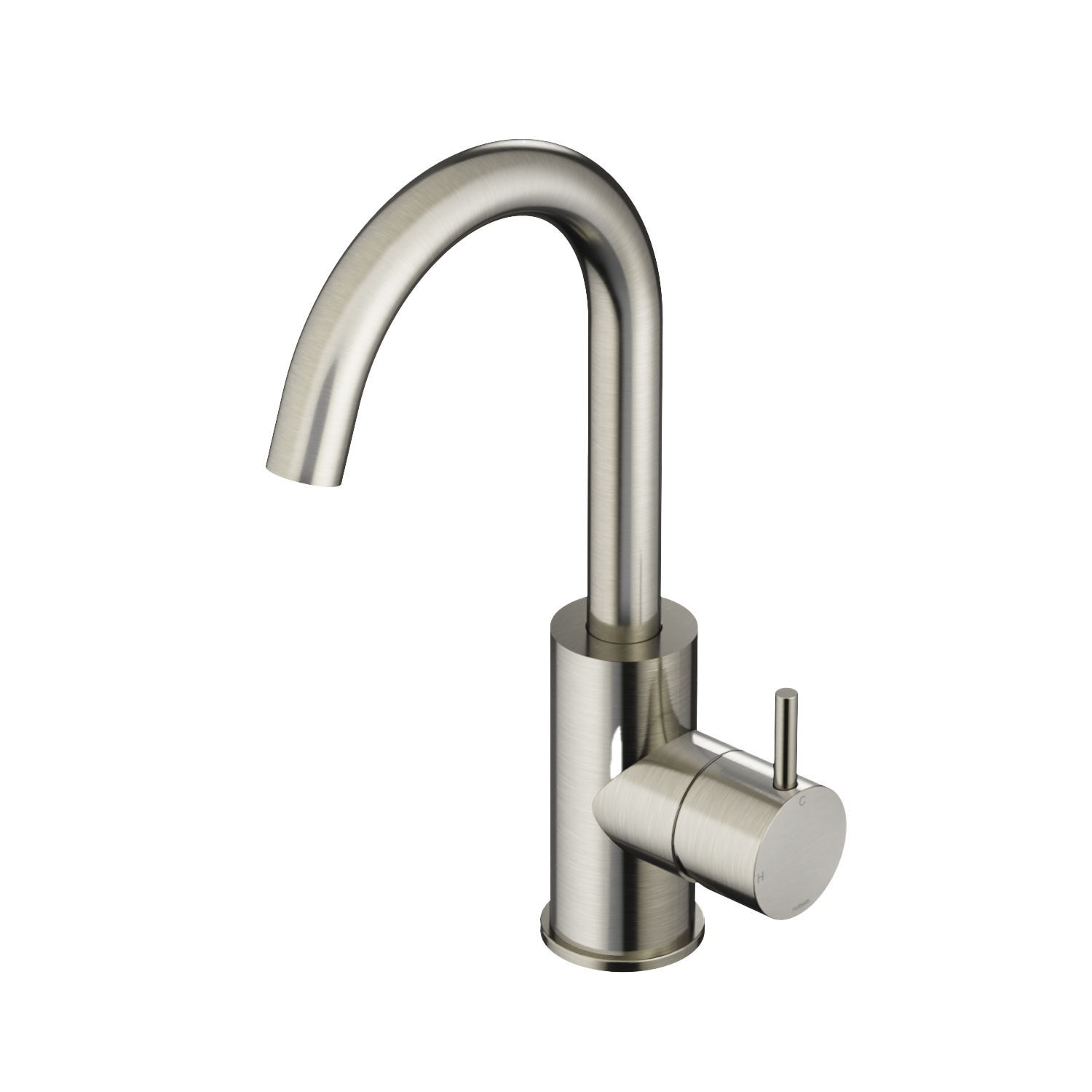 Hotbath Cobber wastafelmengkraan CB004GN Geborsteld nikkel