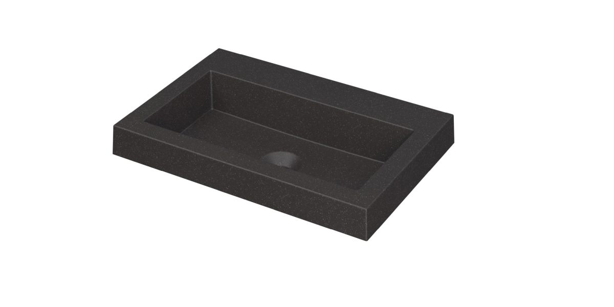 INK Dock wast. Quartz z. krgt. 3415200 Quartz zwart H60xB600xD400